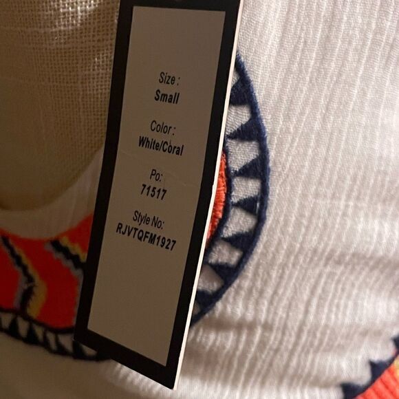 Romeo & Juliet Couture | NWT Women’s White Maxi Dress Embroidered Design Small - Picture 6 of 6